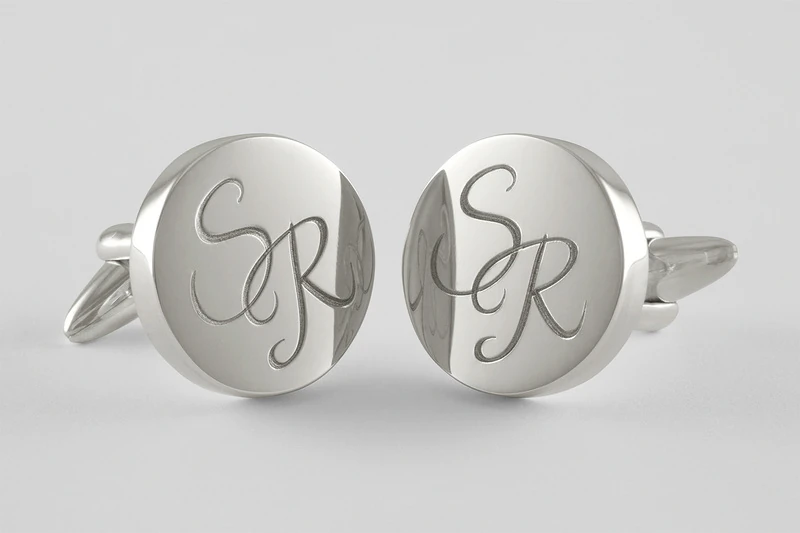 Gemelli incisi con monogramma