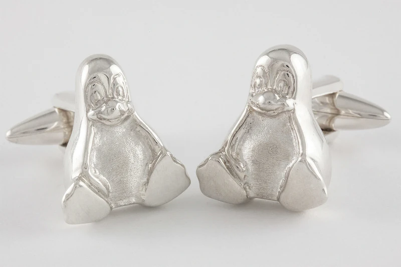 Pinguino tux Gemelli da polso