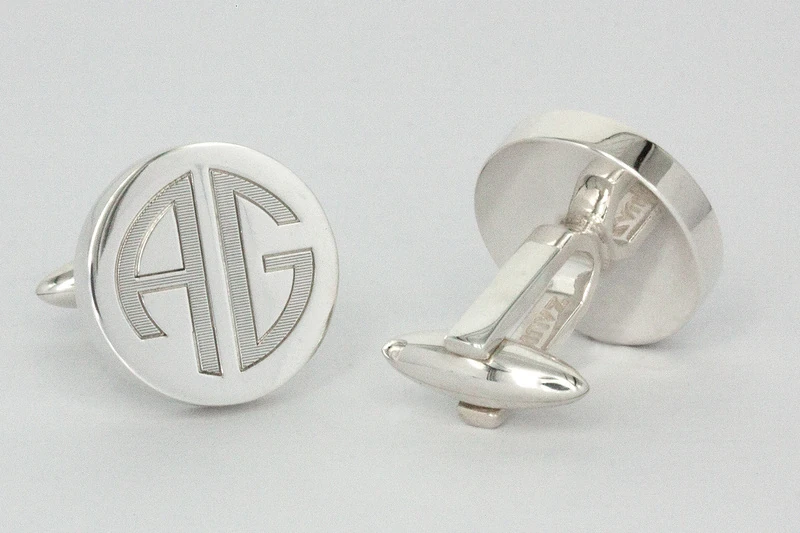 Monogramma rigato Gemelli da polso